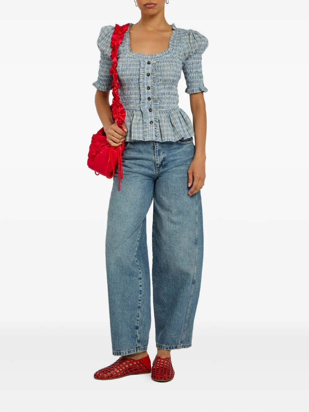 DAMSON MADDER Mansi blouse - Blauw