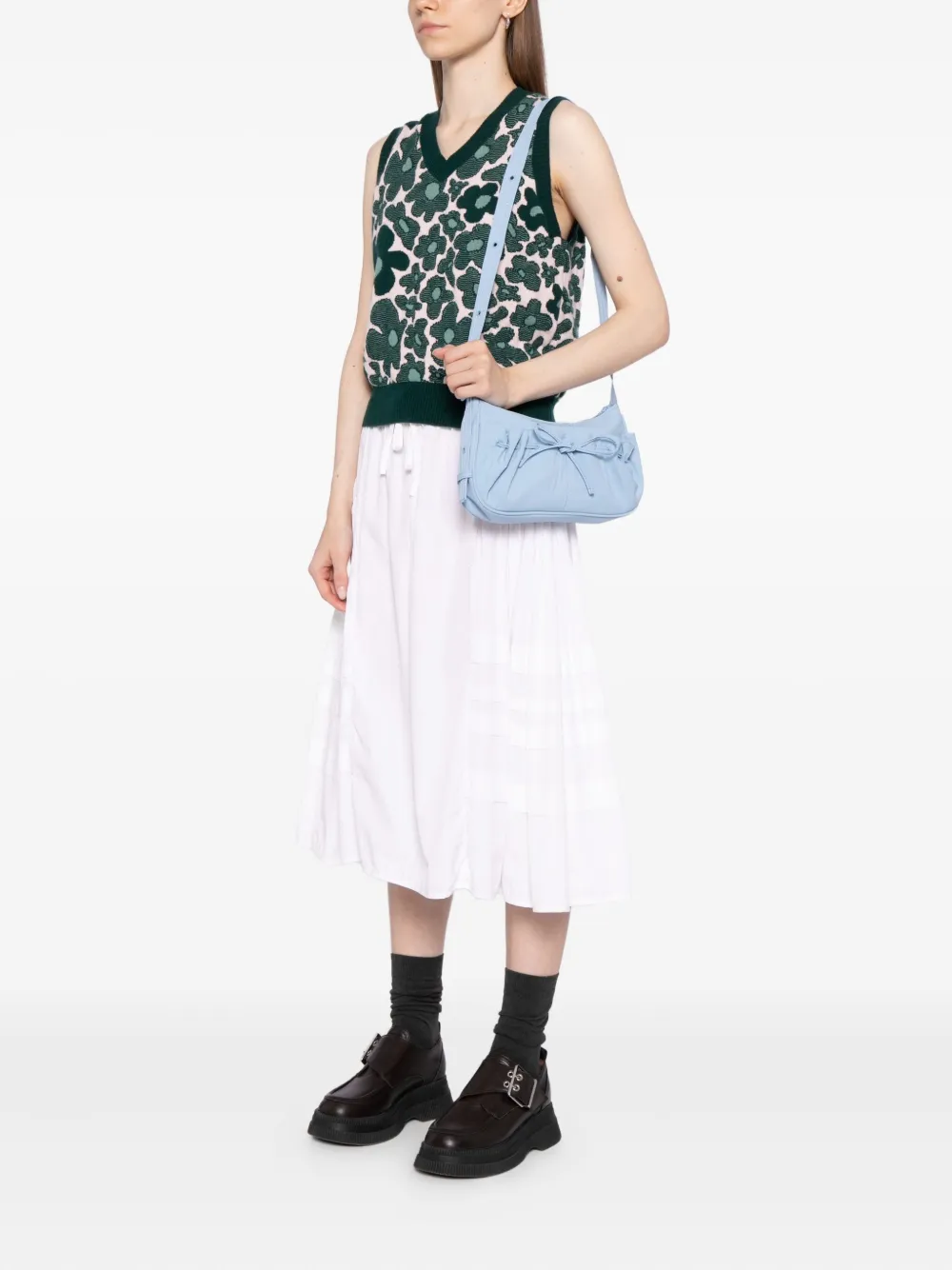 Damson Madder Zuri Shell Shoulder Bag In Blue