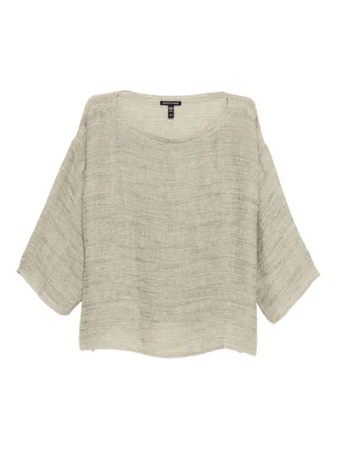 Eileen Fisher bateau-neck top