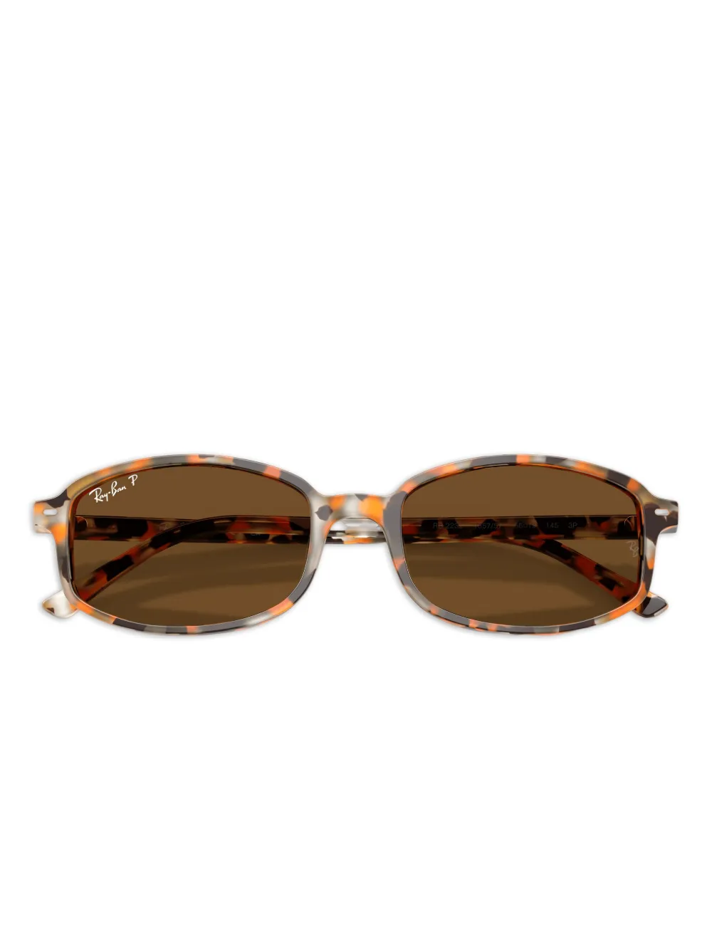 Ray Ban Sam Sunglasses Havana Brown Grey Frame Brown Lenses Polarized 54-19 In Brown