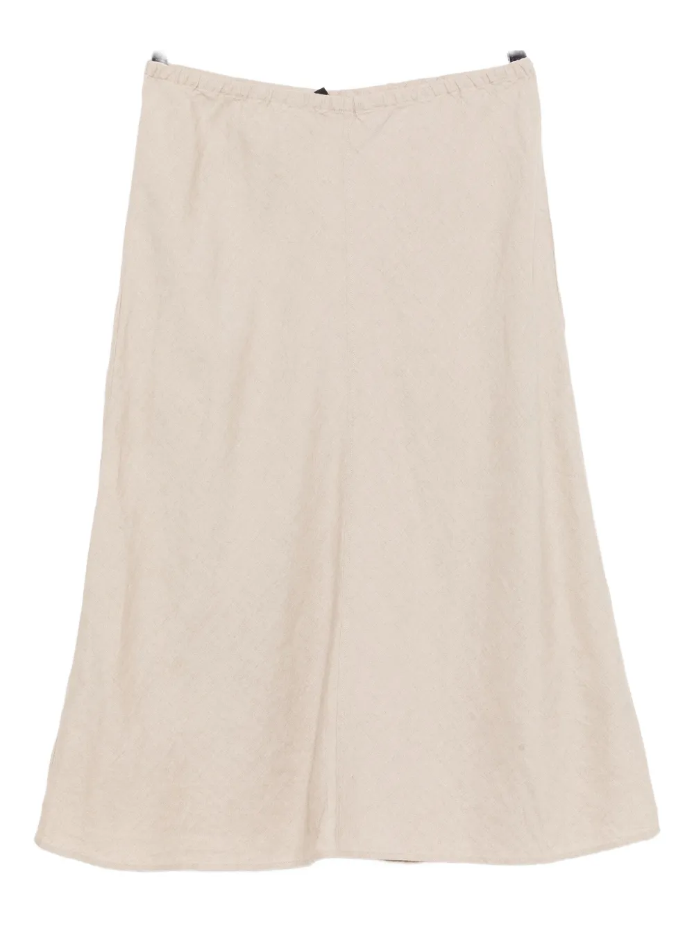 Eileen Fisher تنورة كتان بتصميم حرف A | ألوان محايدة | Image 1