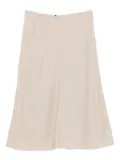 Eileen Fisher a-line linen skirt - Neutrals