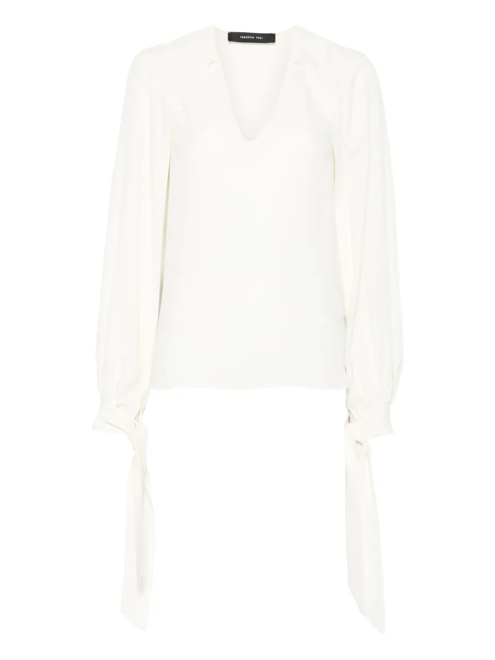 Federica Tosi tie-cuff blouse | Neutrals | Image 1