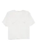 FRAME scallop-sailor top - White