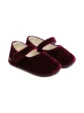 Golden Goose Kids Sofi velvet strap ballerina - Red
