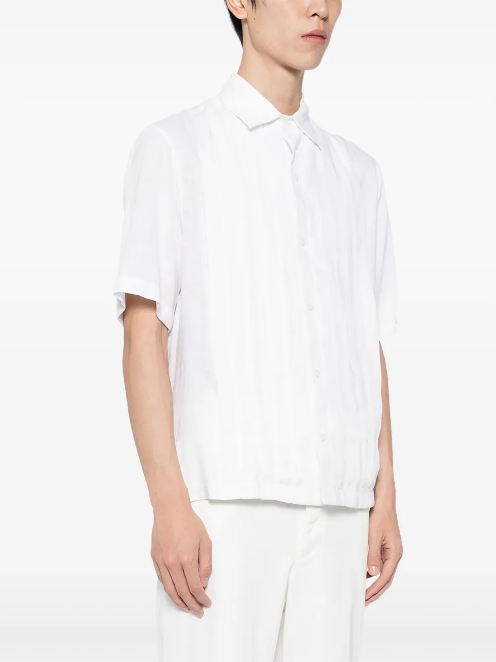 GUSARI pleated linen shirt | Image 2