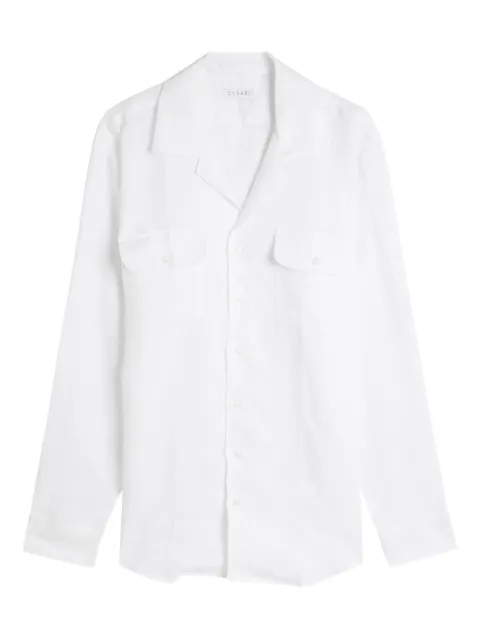GUSARI Safari chest-pocket shirt