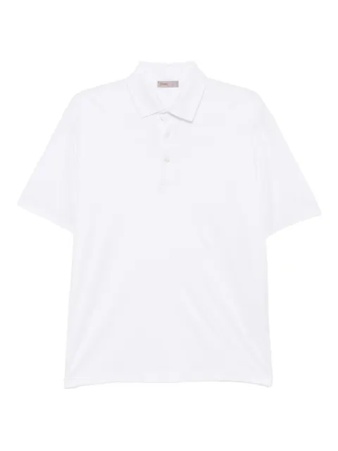 Herno layered-sleeve cotton polo shirt