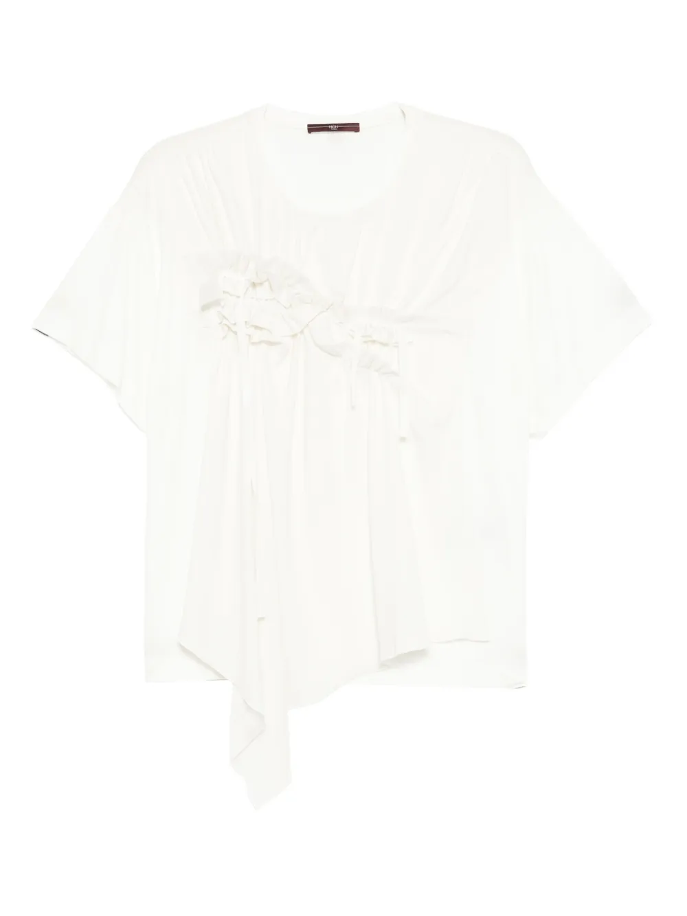 High Mentor frilled top | White | Image 1