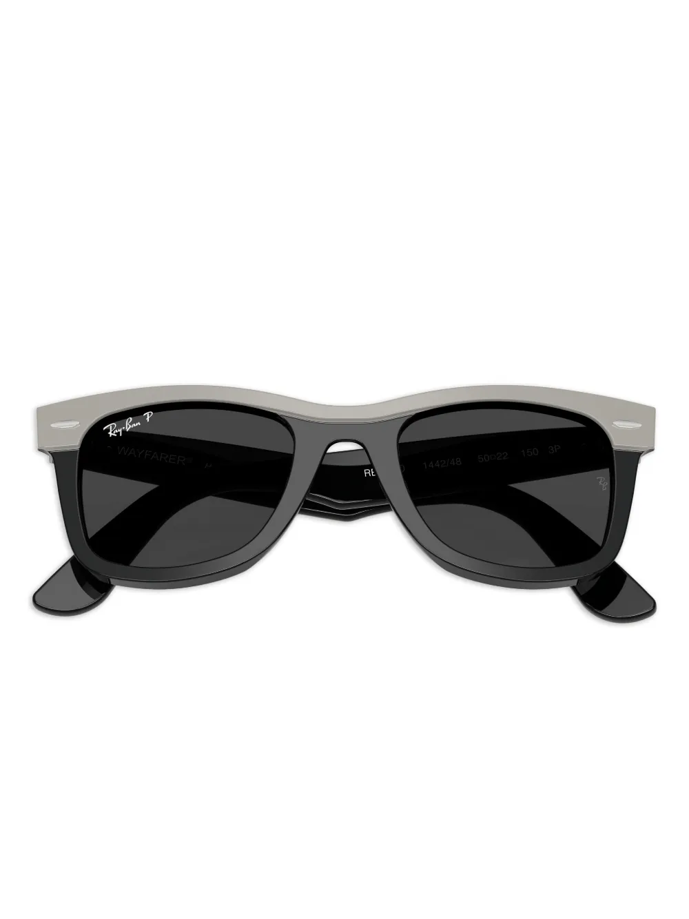 Ray-Ban Wayfarer Street zonnebril met vierkant montuur Zwart