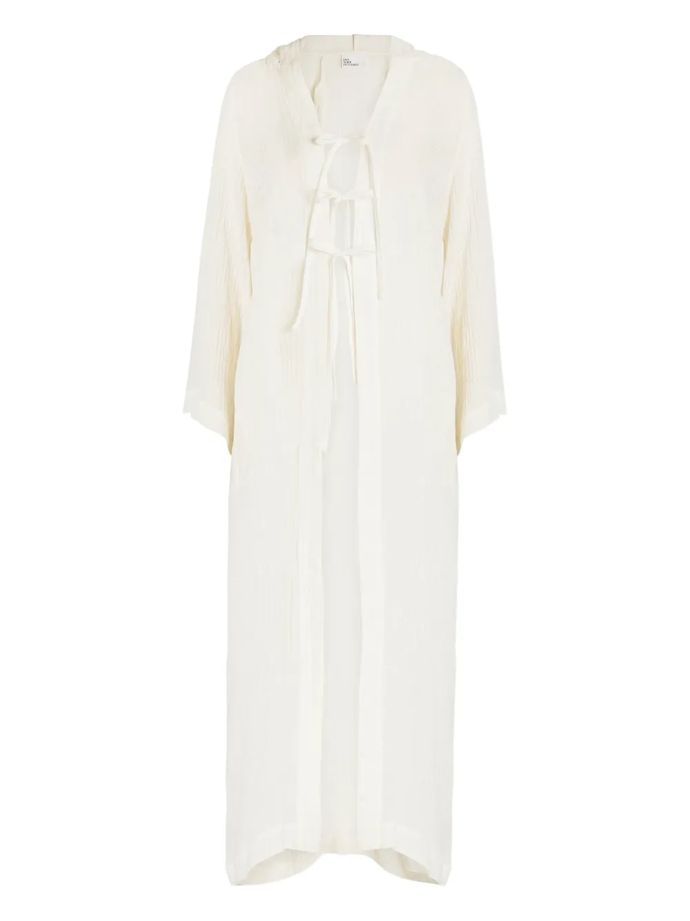 Lisa Marie Fernandez tie-front beach dress - Wit