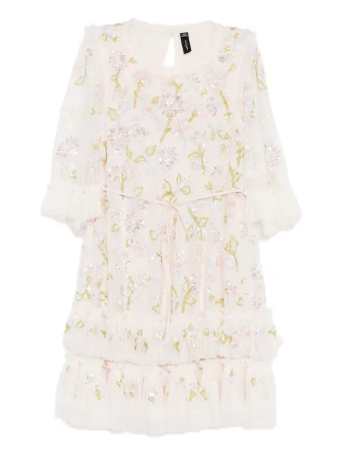 Needle & Thread Gloss mini dress