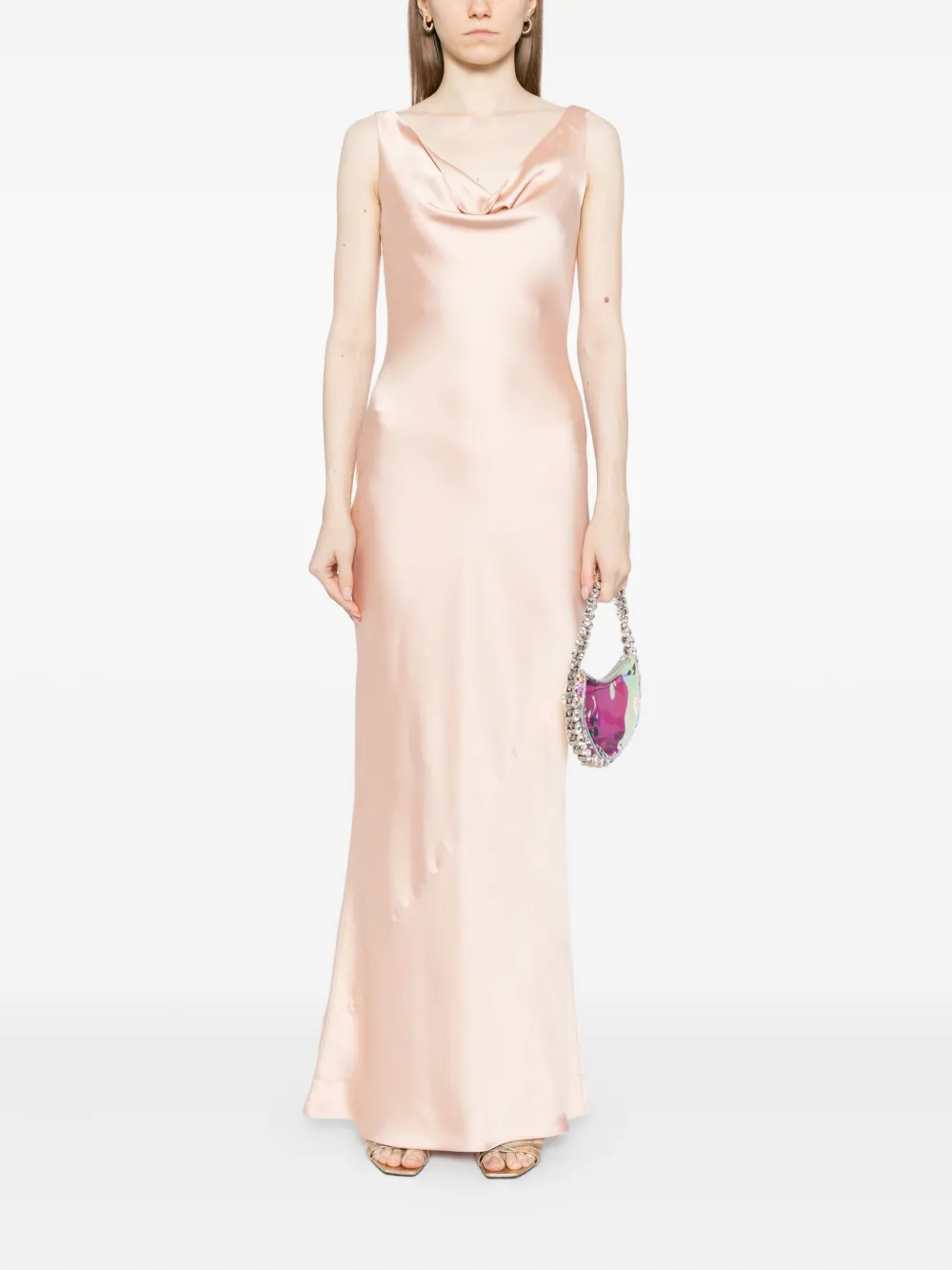 Norma Kamali Maria Gown In Pink