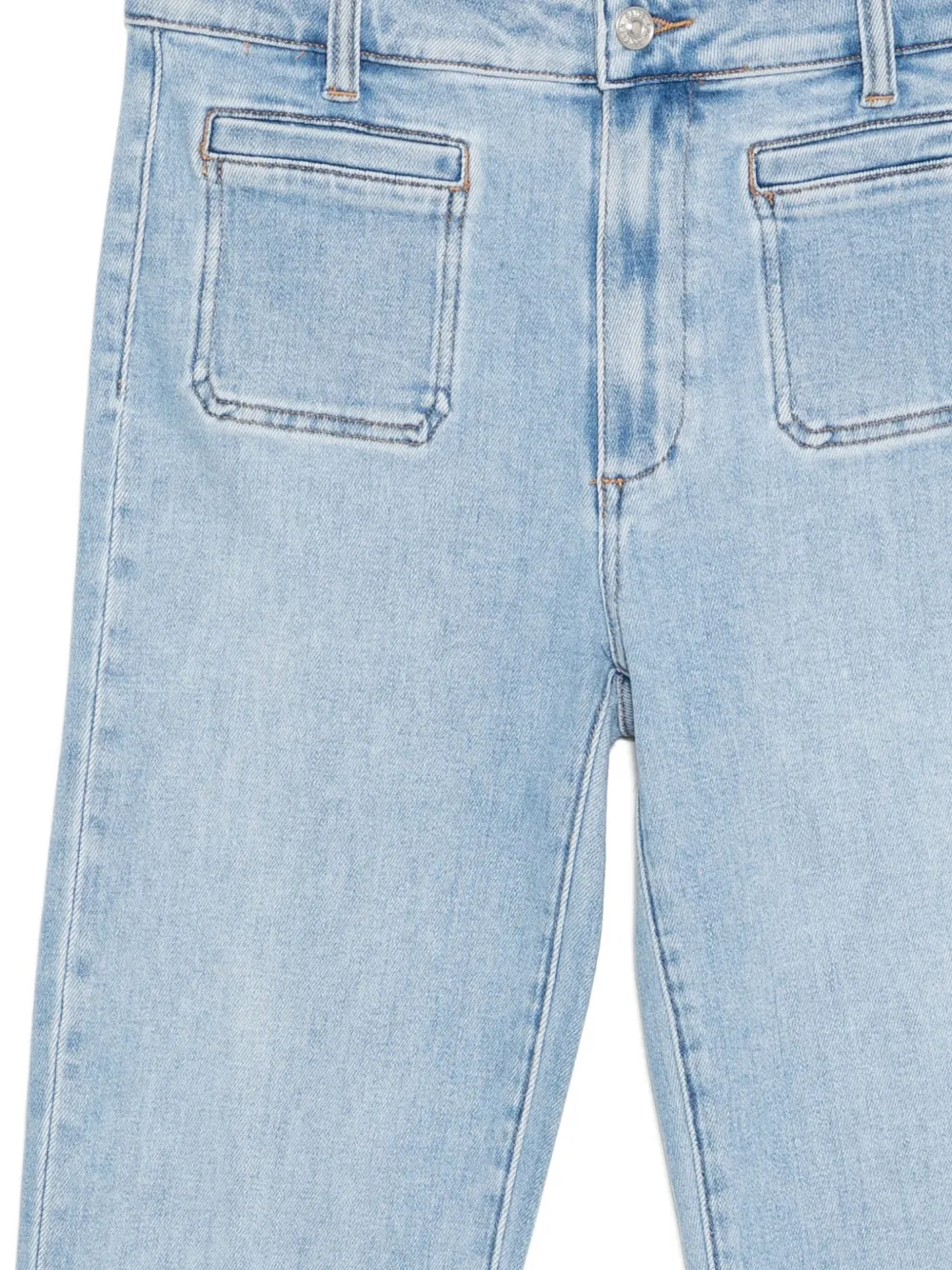 Paige Marlow Skimmer Jeans In Blue