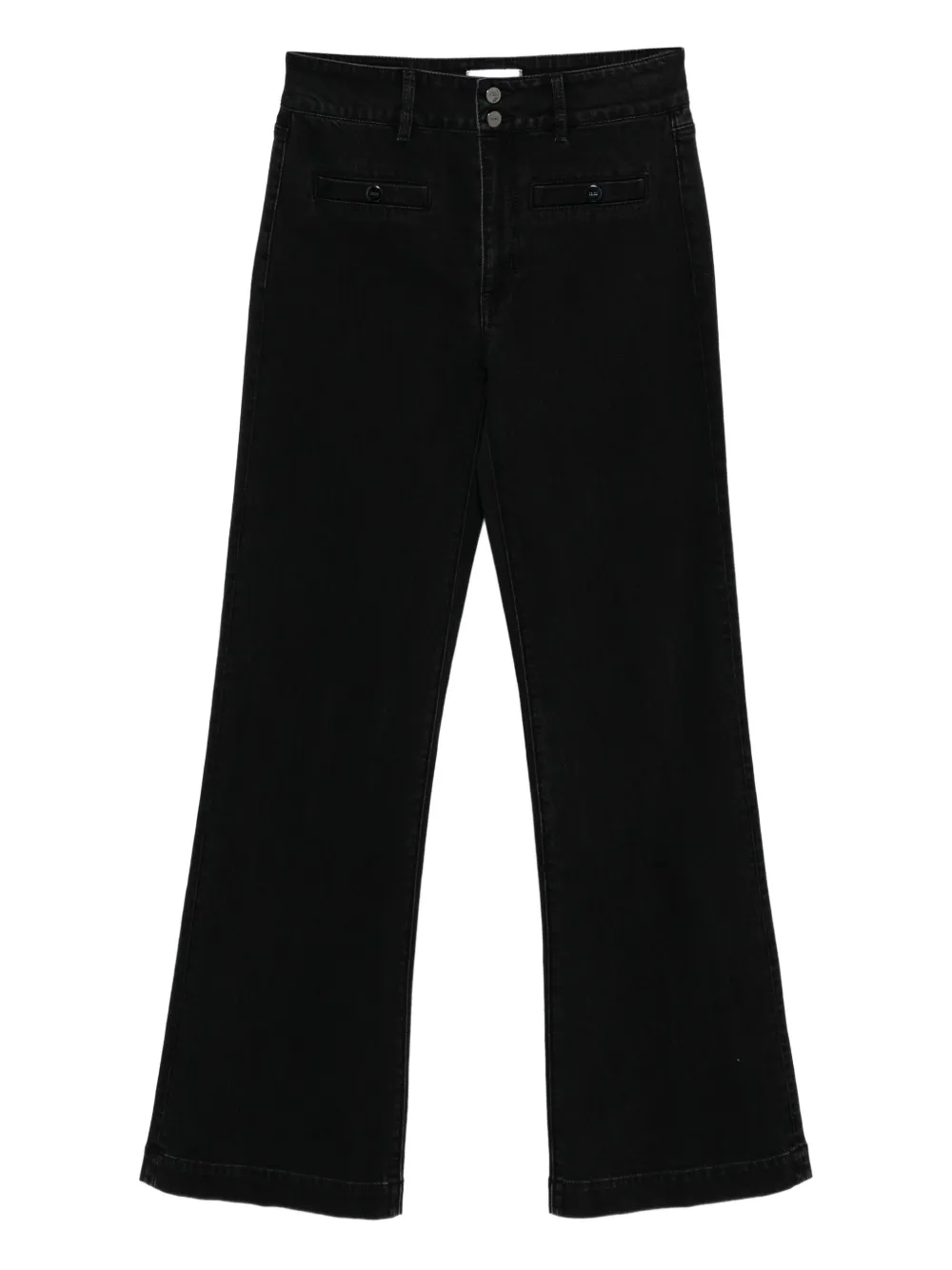 PAIGE Leenah wide-leg jeans | Black | Image 1