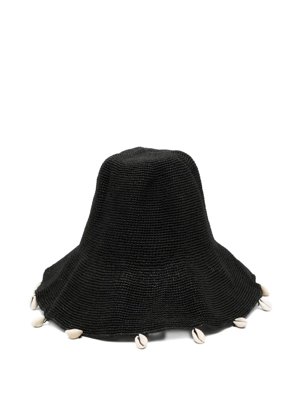 Rails Crete raffia hat - Zwart