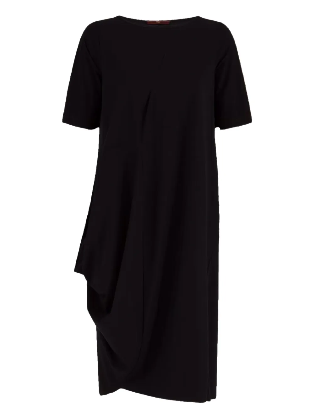 High draped pocket dress | Blue | Image 1
