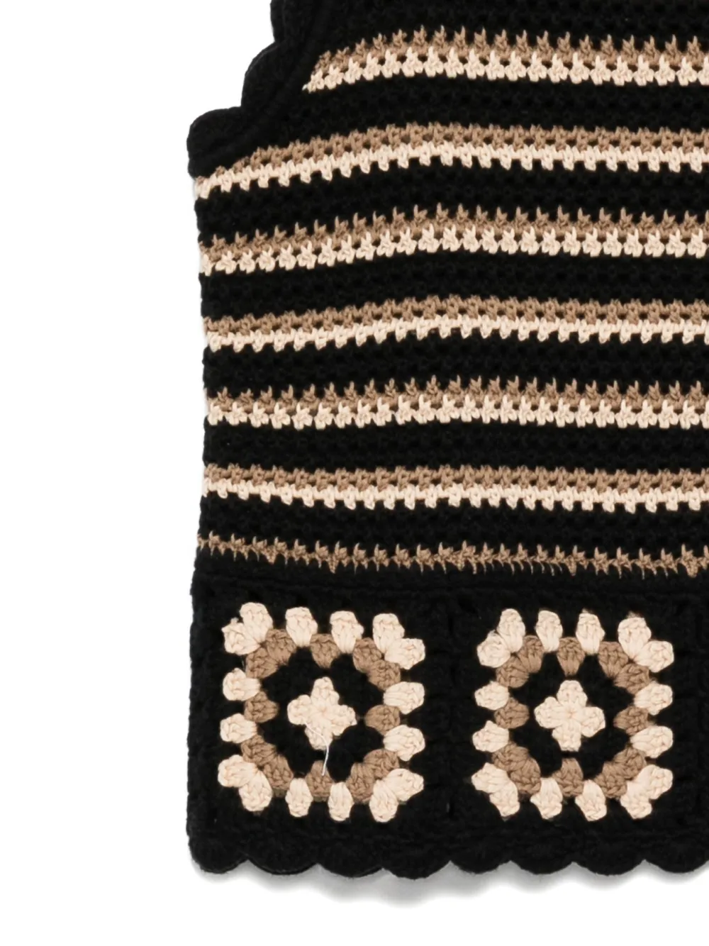 Rails Hazel Crochet Sweater Vest In Black