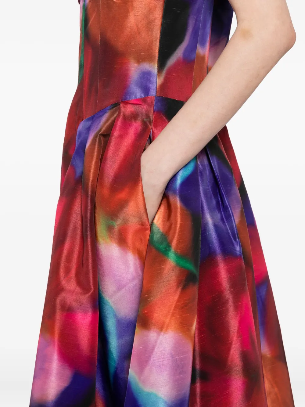 Rebecca Vallance Caberet jurk met rozen Rood