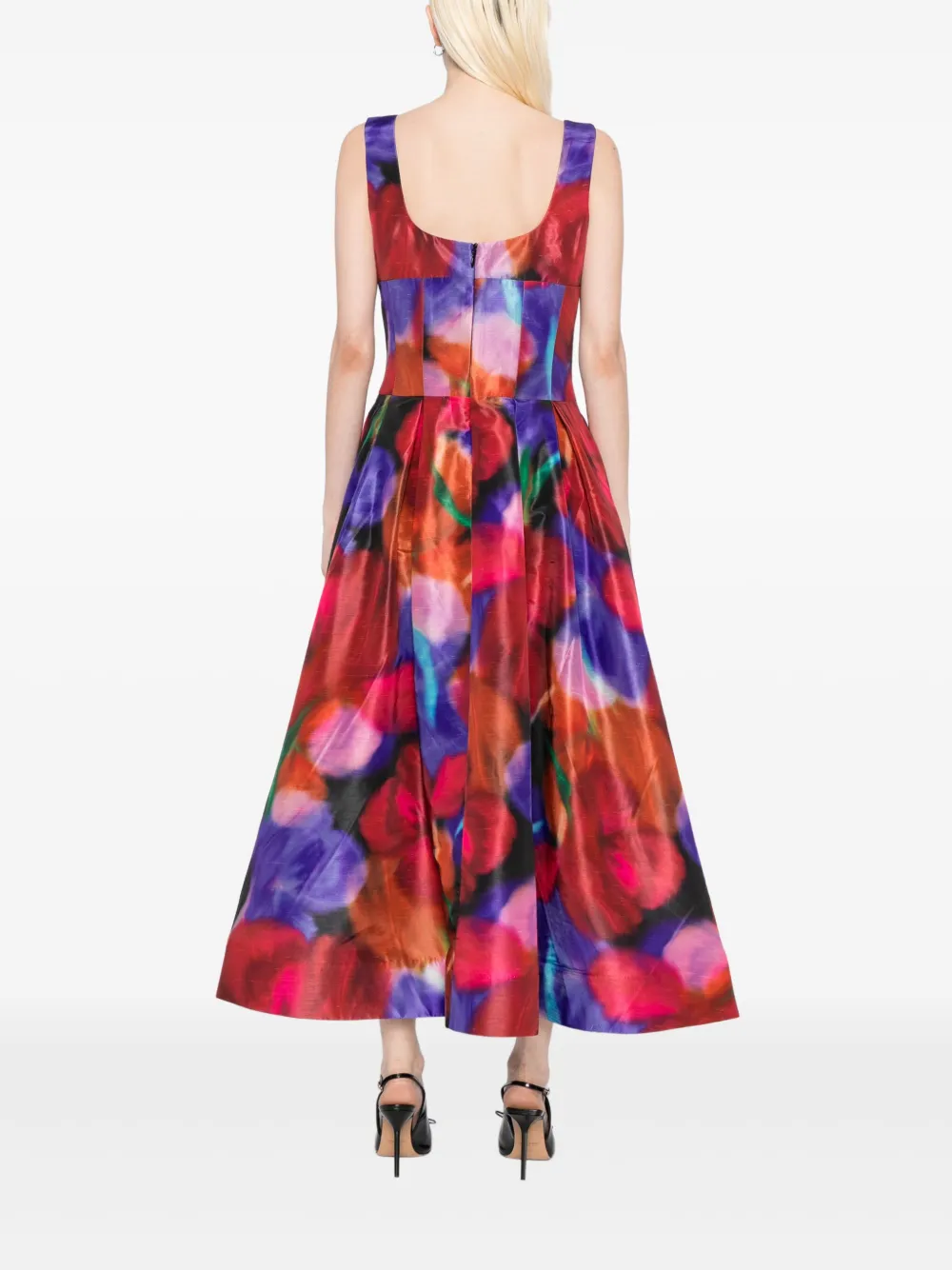 Rebecca Vallance Caberet jurk met rozen Rood