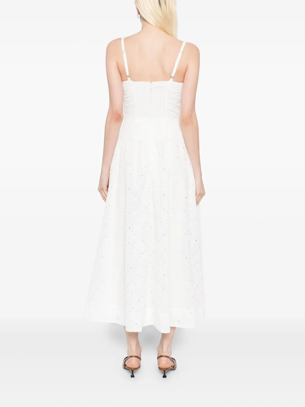Reformation Katarin Dress In White