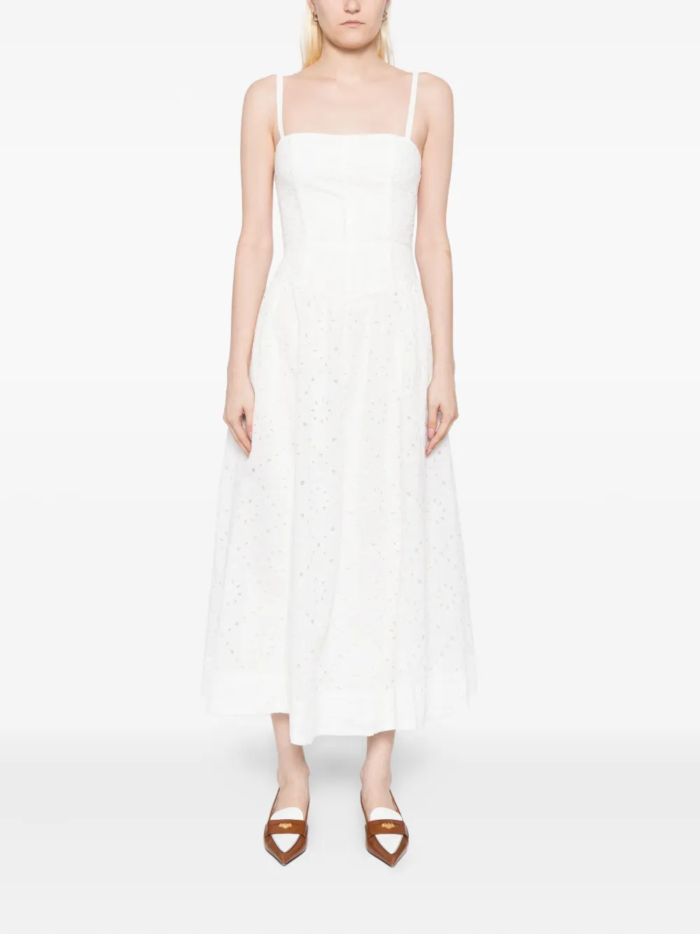 Reformation Katarin jurk - Wit