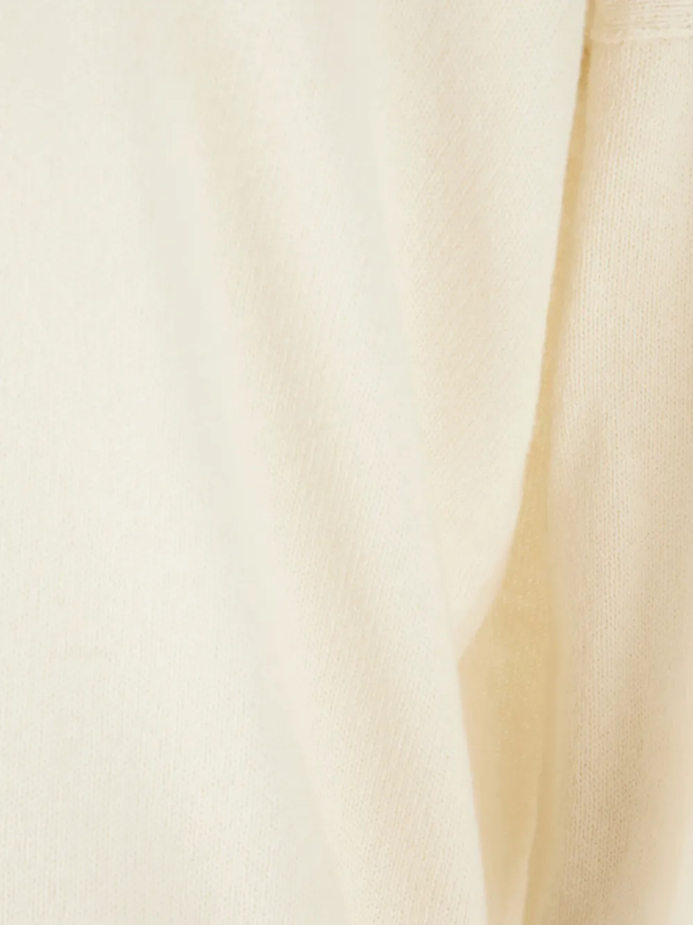 Alberta Ferretti faux pearl-embellished V-neck sweater Beige
