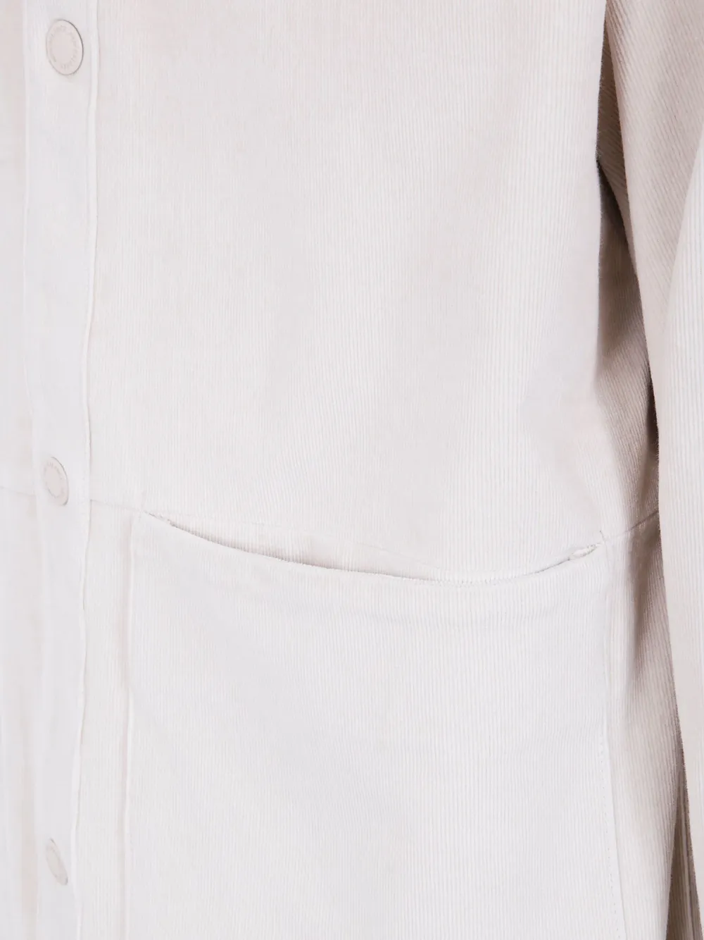 New Balance Overshirt With Stretch Corduroy Fabric In Metallic