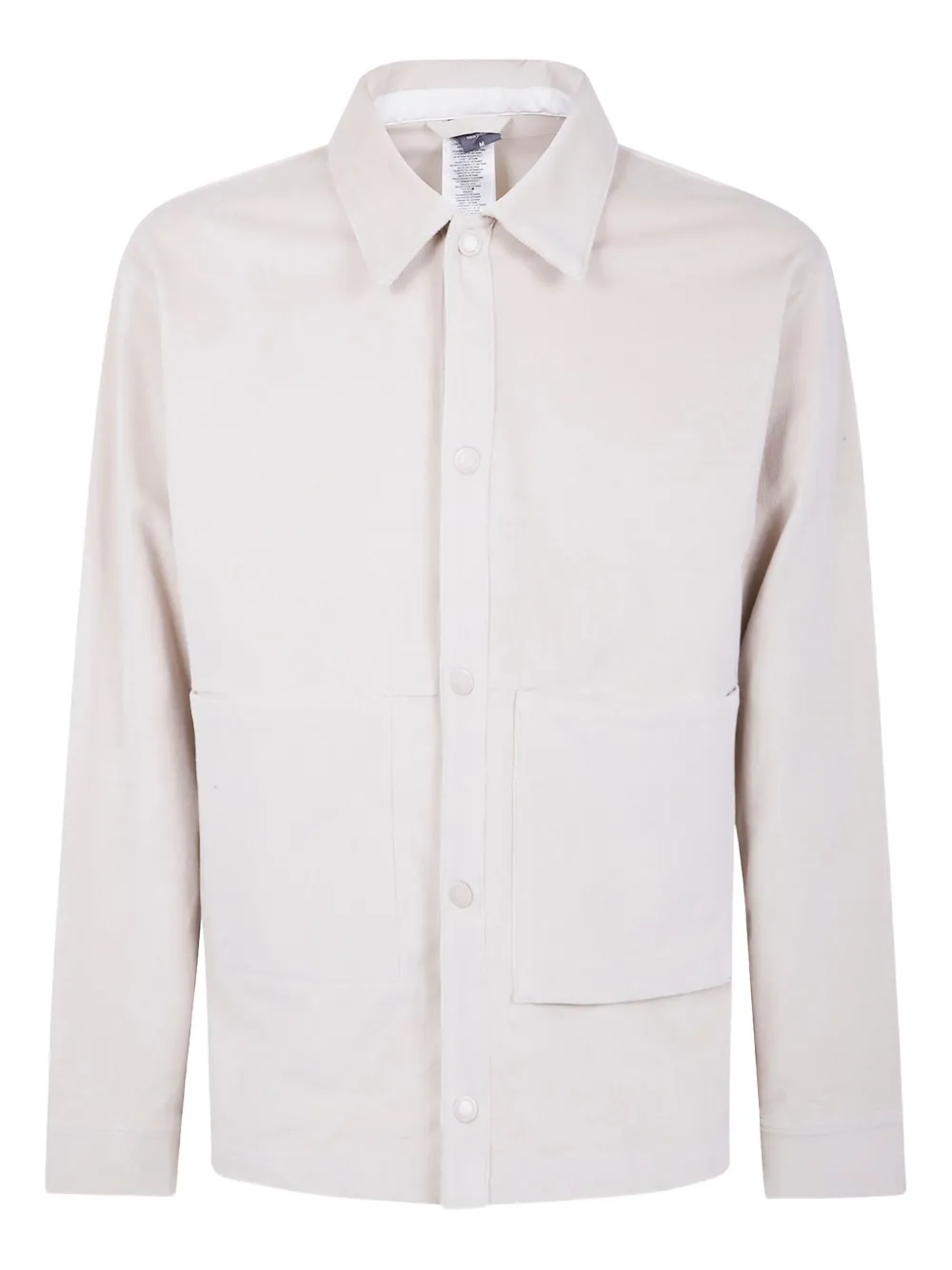 New Balance Overshirt With Stretch Corduroy Fabric In Metallic