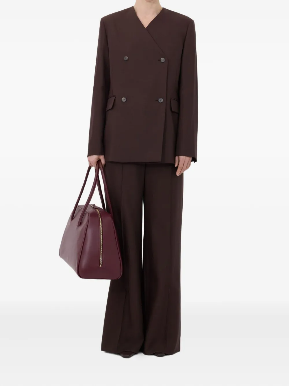 LouLou de Saison double-breasted v-neck blazer | Blazers | Image 2