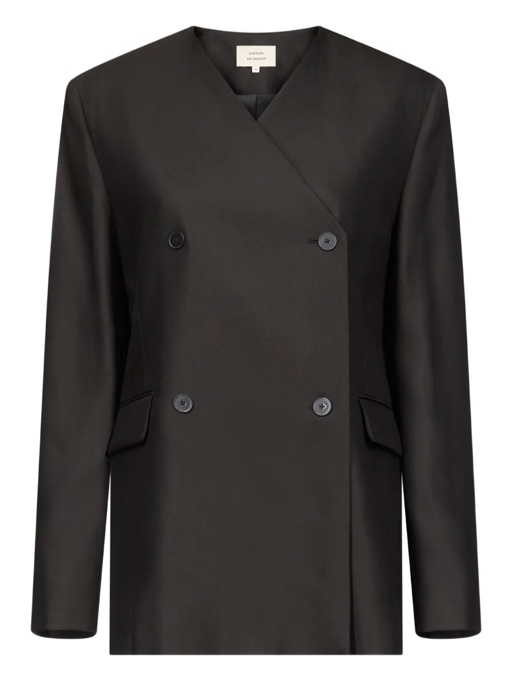 LouLou de Saison Munro double-breasted V-neckline jacket | Black | Image 1