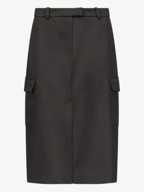 LouLou de Saison JASPER cargo-pockets pencil midi skirt