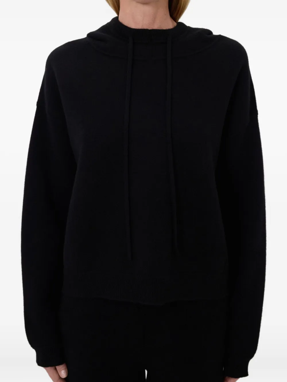 LouLou de Saison Sarla LDS hooded top Zwart