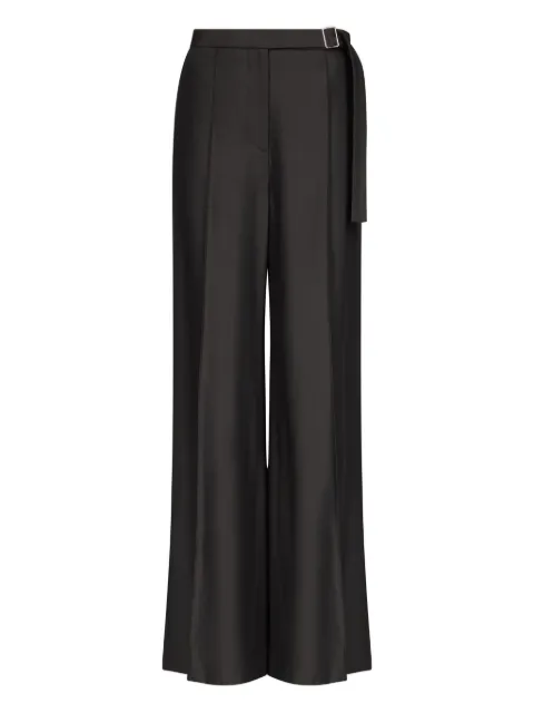 LouLou de Saison pleated buckle-fastening trousers