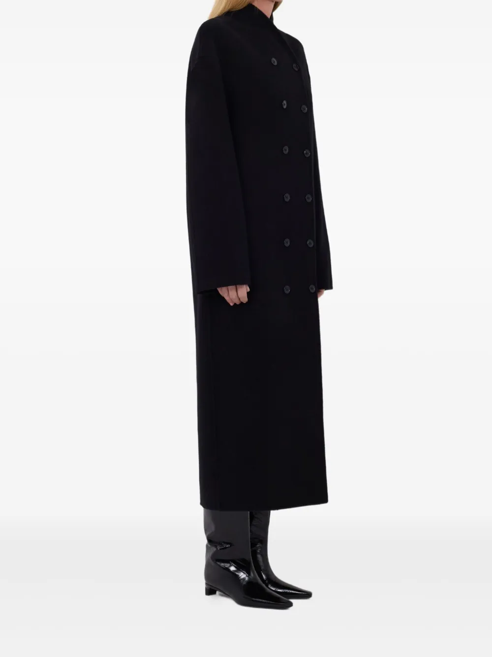 LouLou de Saison AMORY jas met dubbele rij knopen Zwart