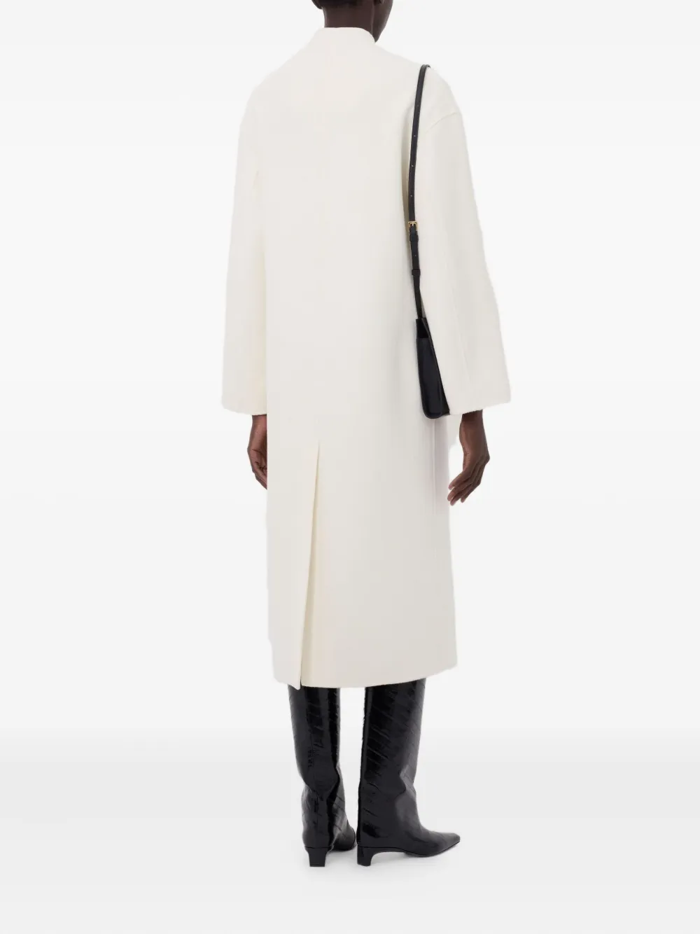 Loulou De Saison Amory Double-breasted-button Coat In Neutral