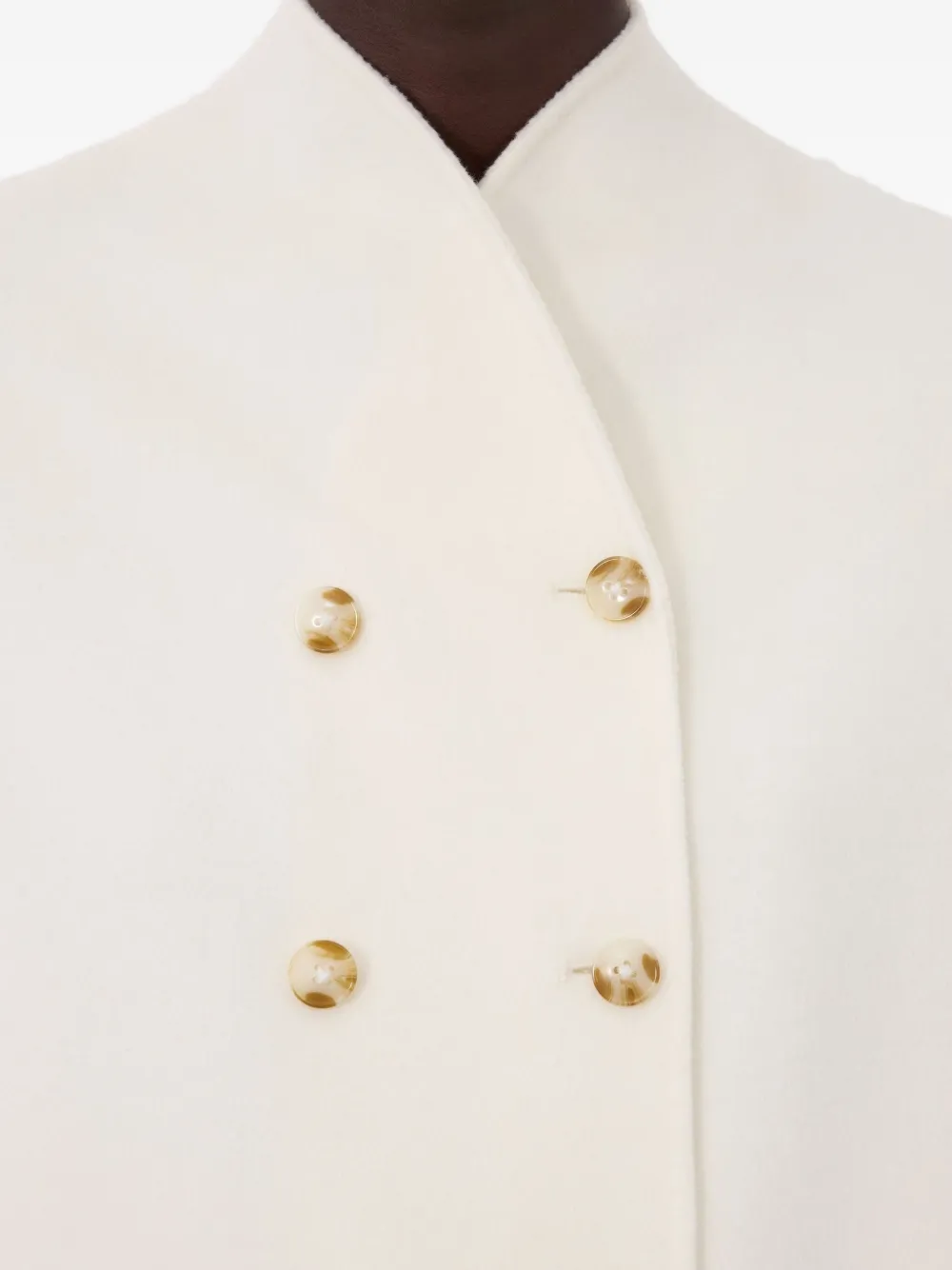 Loulou De Saison Amory Double-breasted-button Coat In Neutral