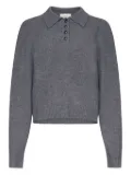 LouLou de Saison Homere LDS polo-neck ribbed sweater - Grey