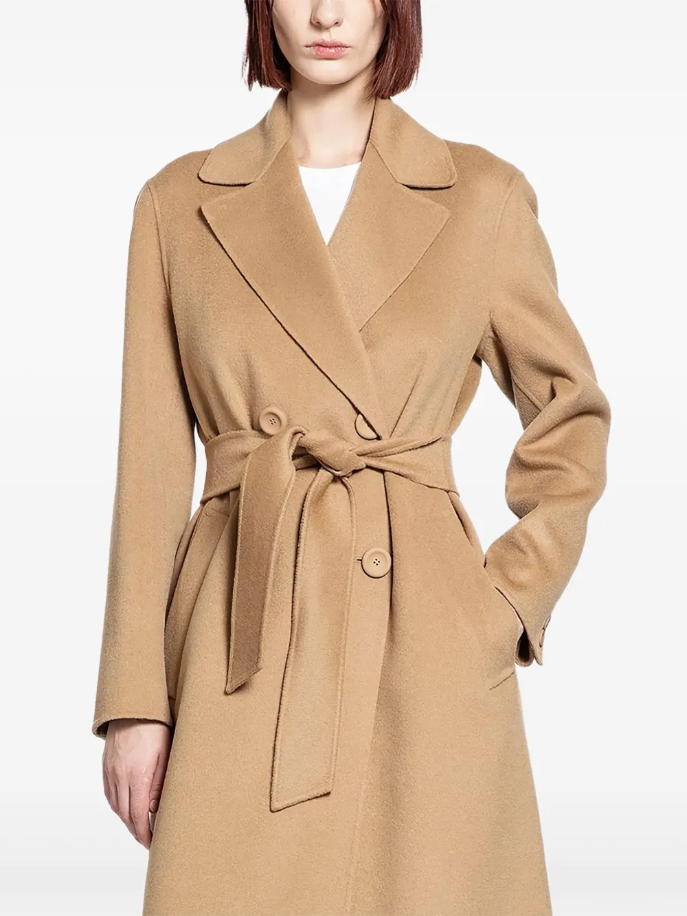 Max Mara Canneti double-breasted coat | Neutrals | Image 1