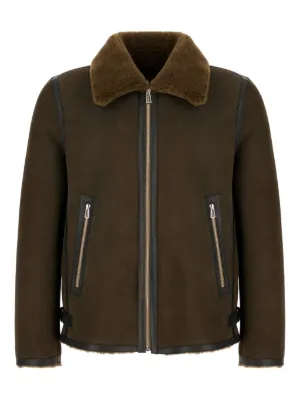 美品‼️ポールスミス レザージャケット（内ファー・毛皮・ボア）ワイルド＆ゴージャス 美品‼️ポールスミス レザージャケット（内ファー・毛皮・ボア