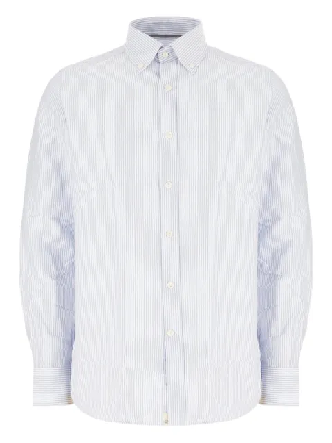 Tintoria Mattei camisa con motivo de rayas y botones