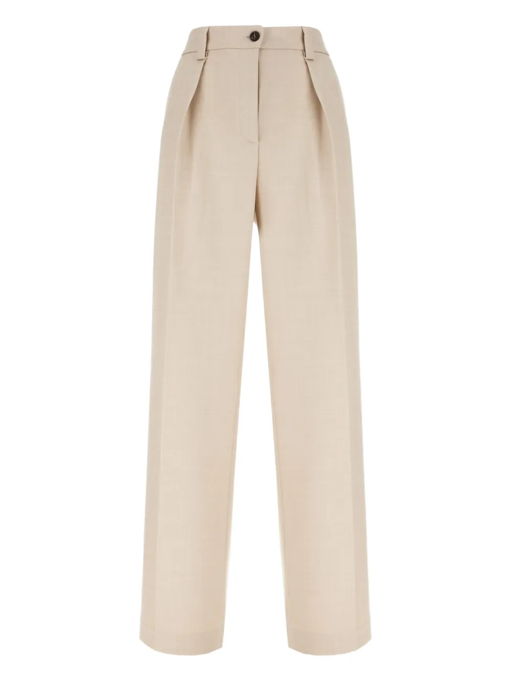 Antonelli Pleated Trousers In Neutral