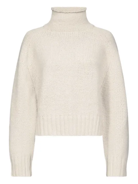 LouLou de Saison KEAN stand collar ribbed sweater