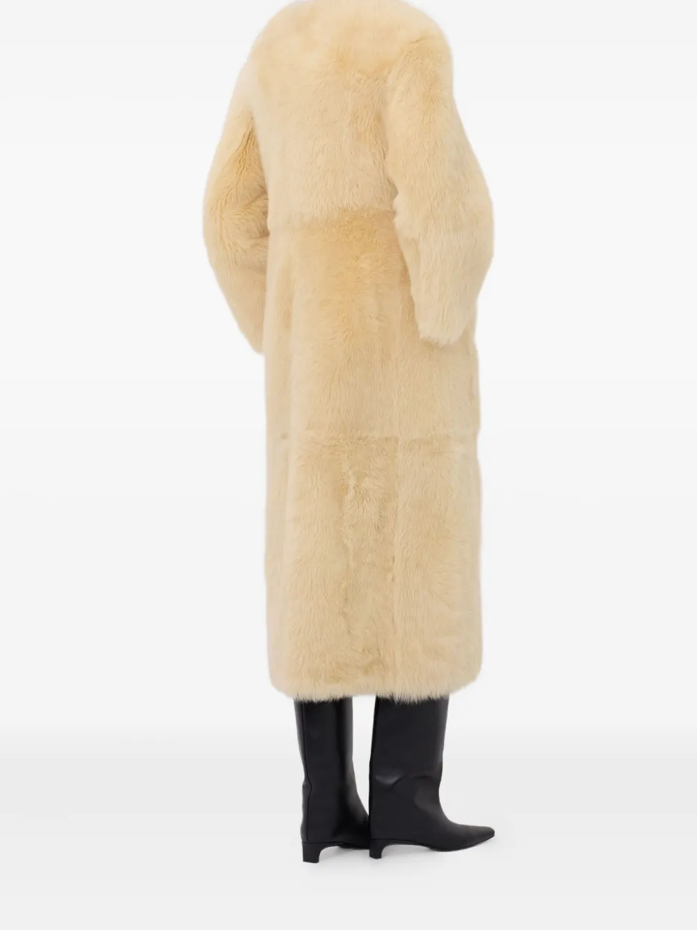 Loulou De Saison Siba Panelled Coat In Neutral
