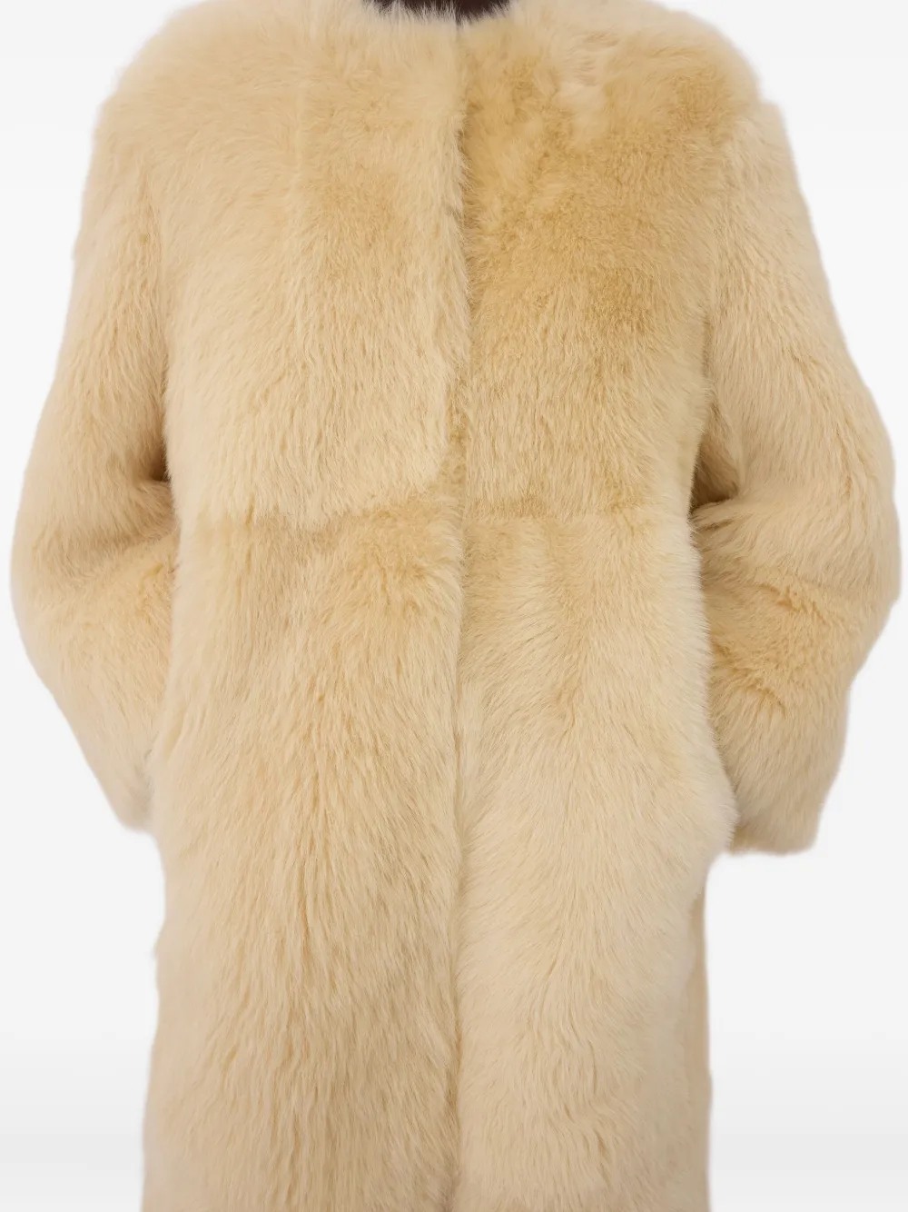 Loulou De Saison Siba Panelled Coat In Neutral
