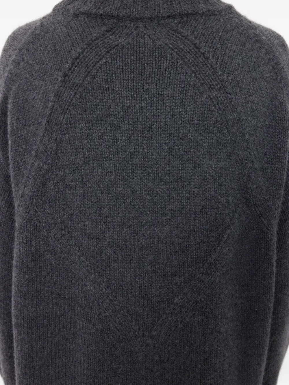 Loulou De Saison Tino Crew Neck Sweater In Gray
