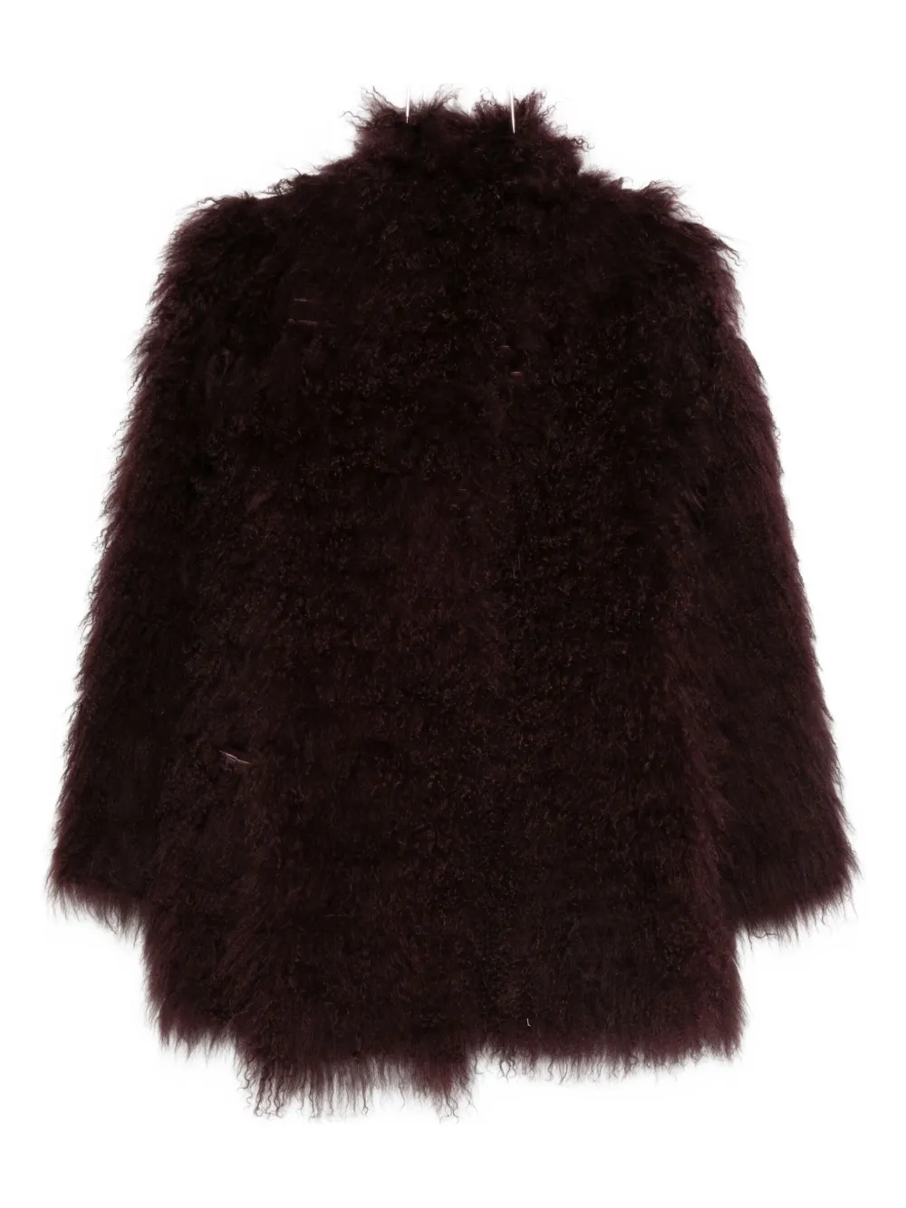 Simonetta Ravizza lamb fur jacket - Rosso