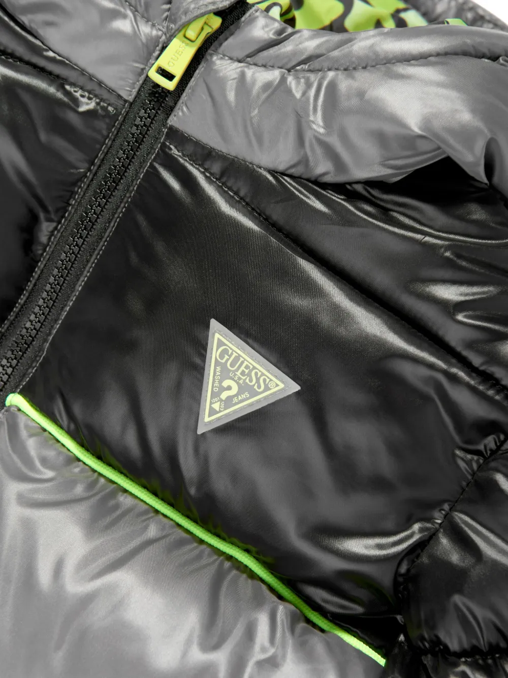 guess kids hooded jacket Grijs