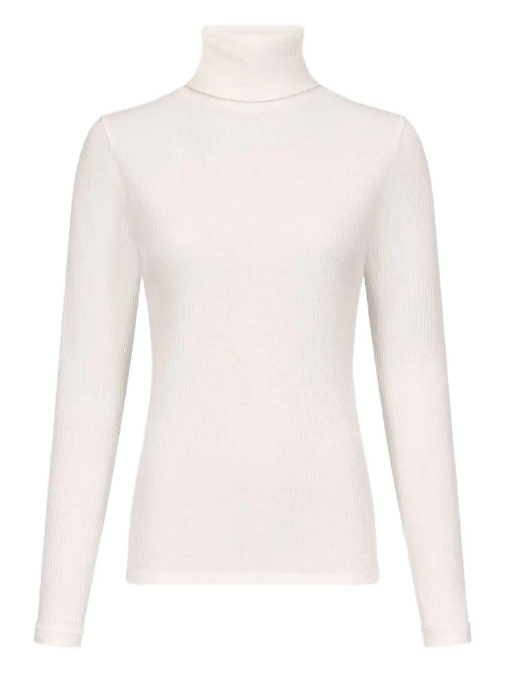 Loulou De Saison Ribbed Turtleneck Sweater In White