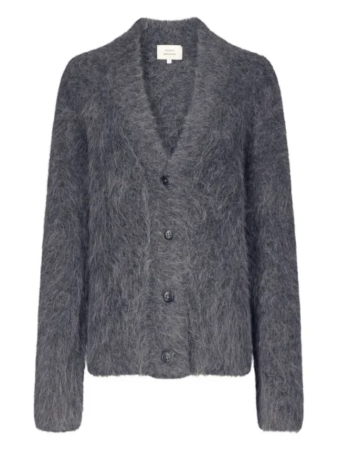 LouLou de Saison LYNN hairy alpaca V-neck cardigan